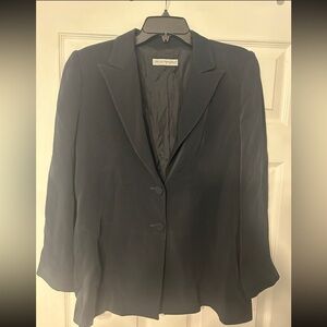 Emporio Armani Black Tailored Two-Button Blazer